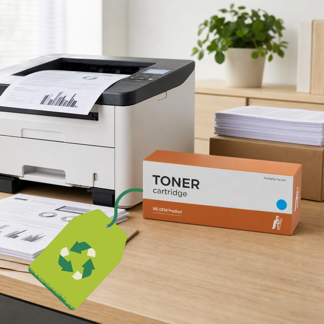 Impression écologique avec les toners et cartouches de marque distributeur