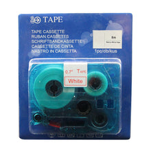 Brother TZE242 labeltape rood op wit - Meerkleurig